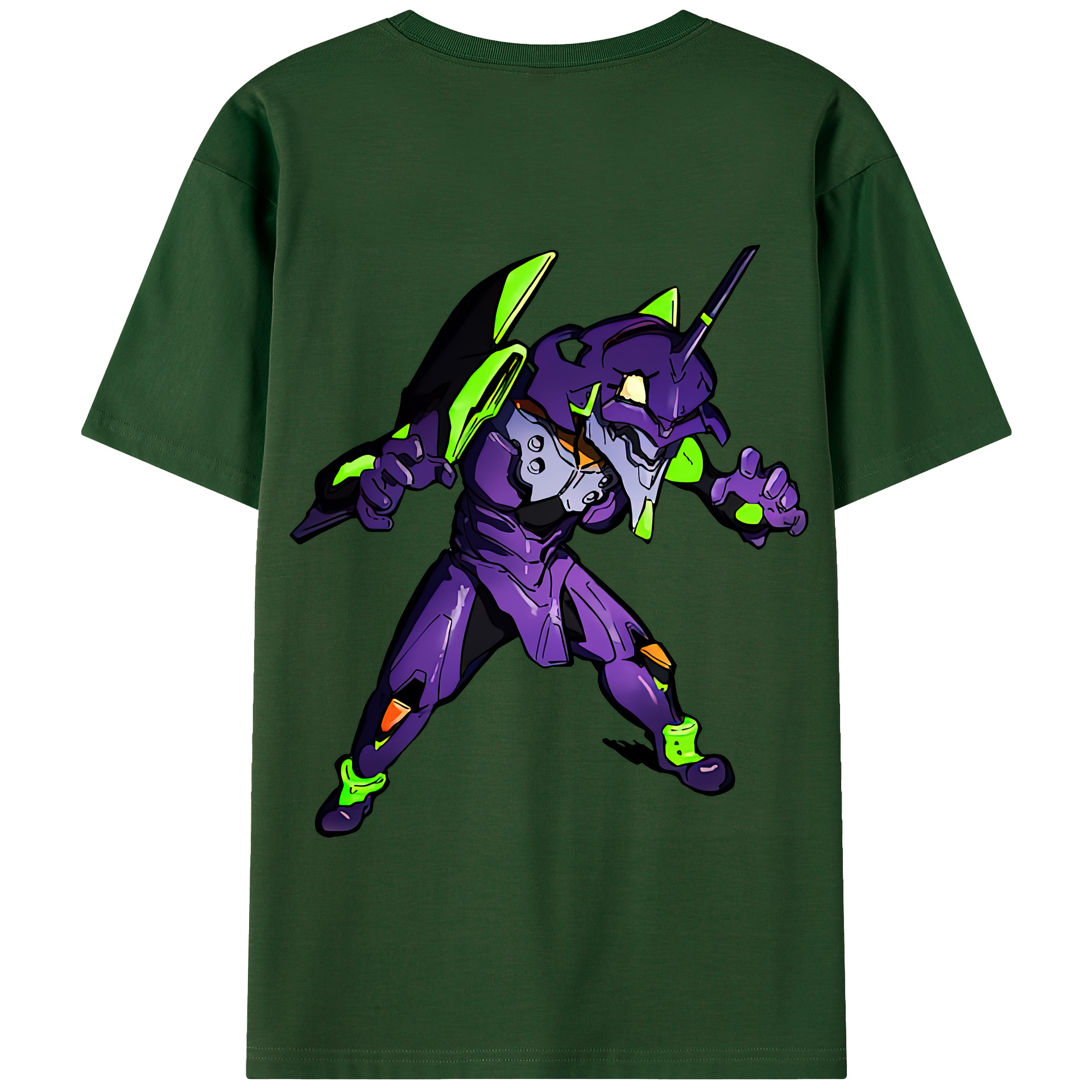（画像用） EVA 新世紀エヴァンゲリオン 綿100％半袖Tシャツ（背面プリント）